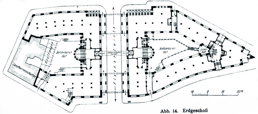 floor plan Chilehaus, ground floor
