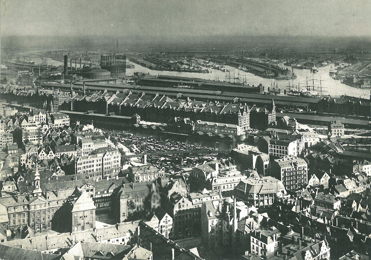 Speicherstadt 1930 von Nordwest